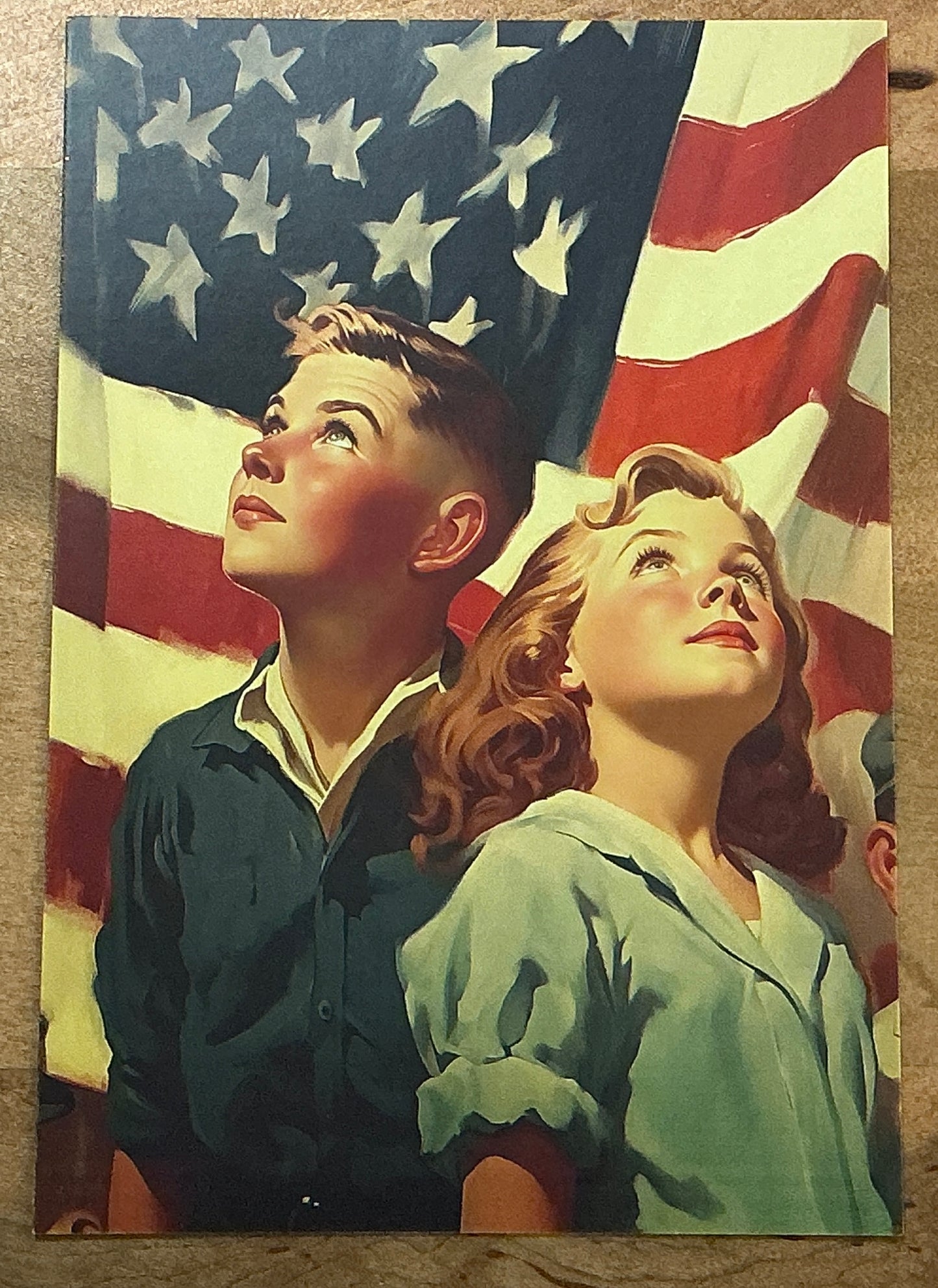 Retro 1950's Note Card