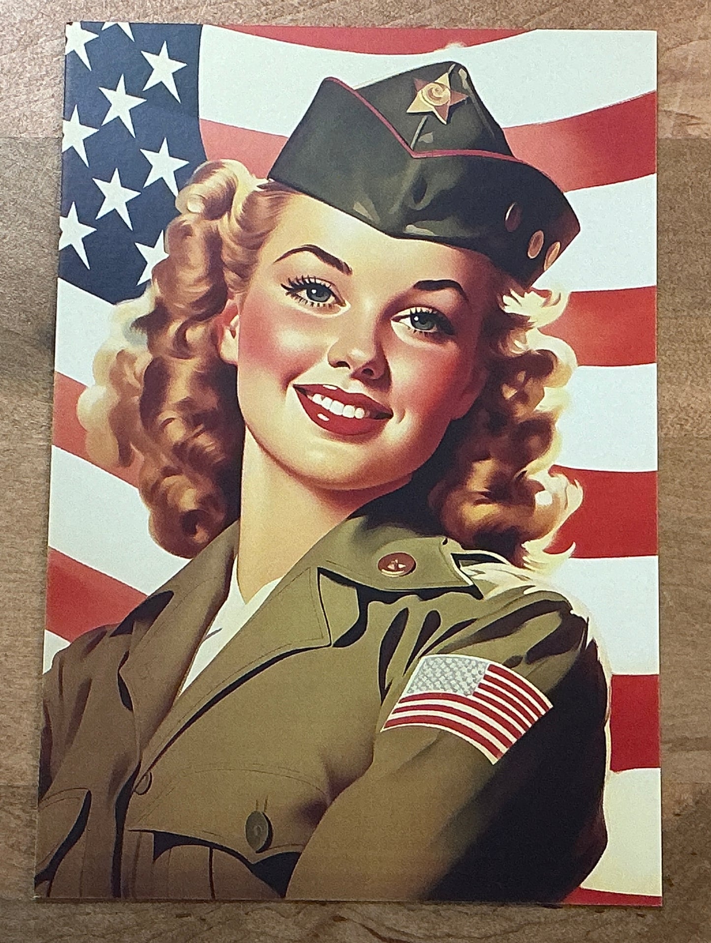 Retro 1950's Note Card