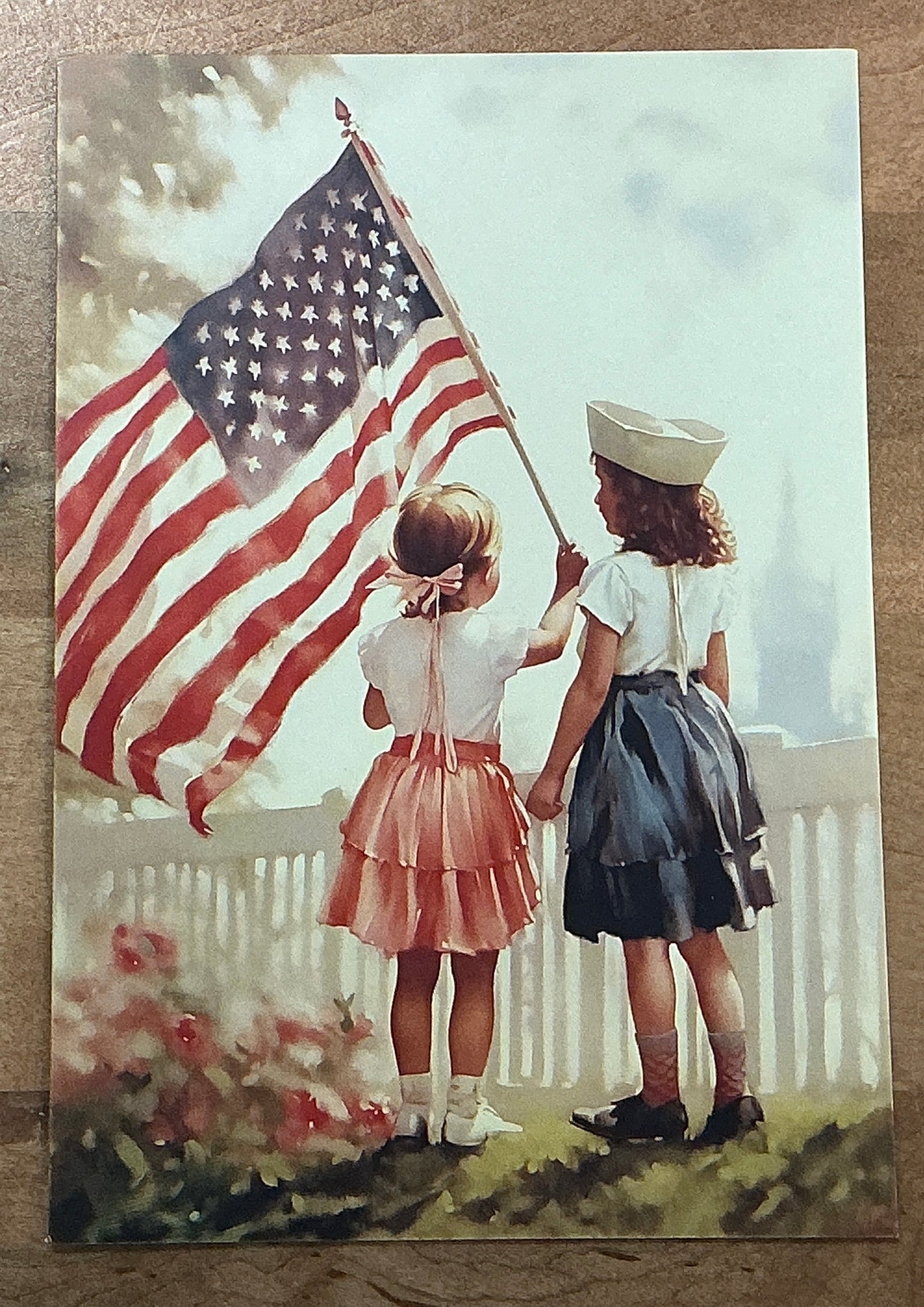 Retro 1950's Note Card