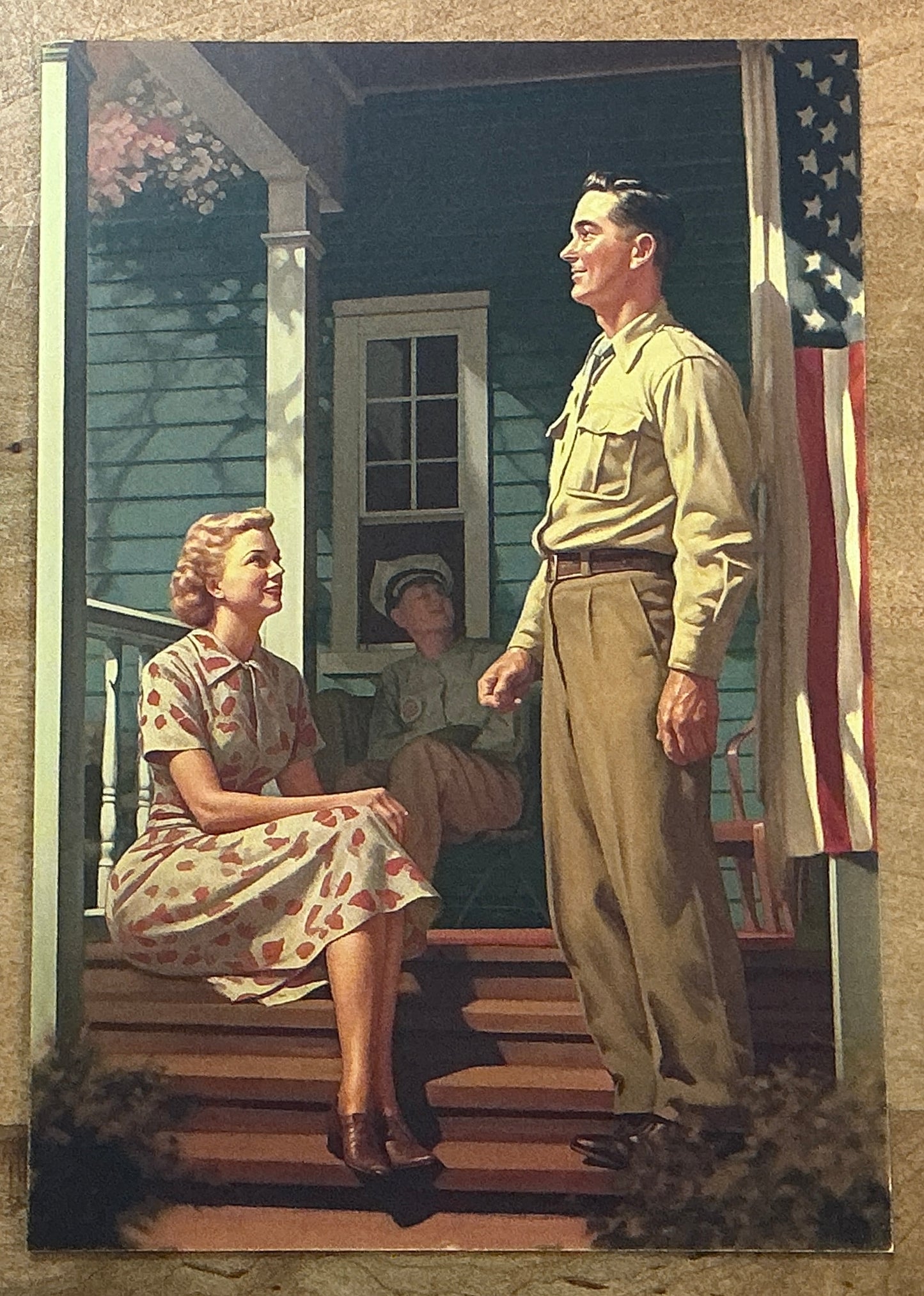 Retro 1950's Note Card