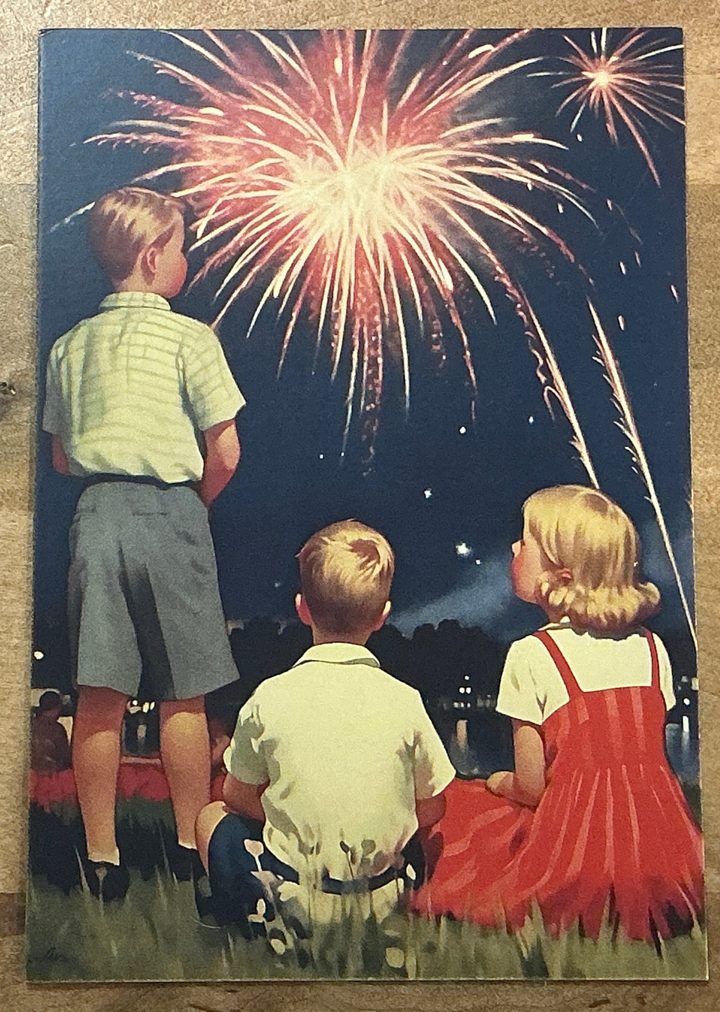 Retro 1950's Note Card