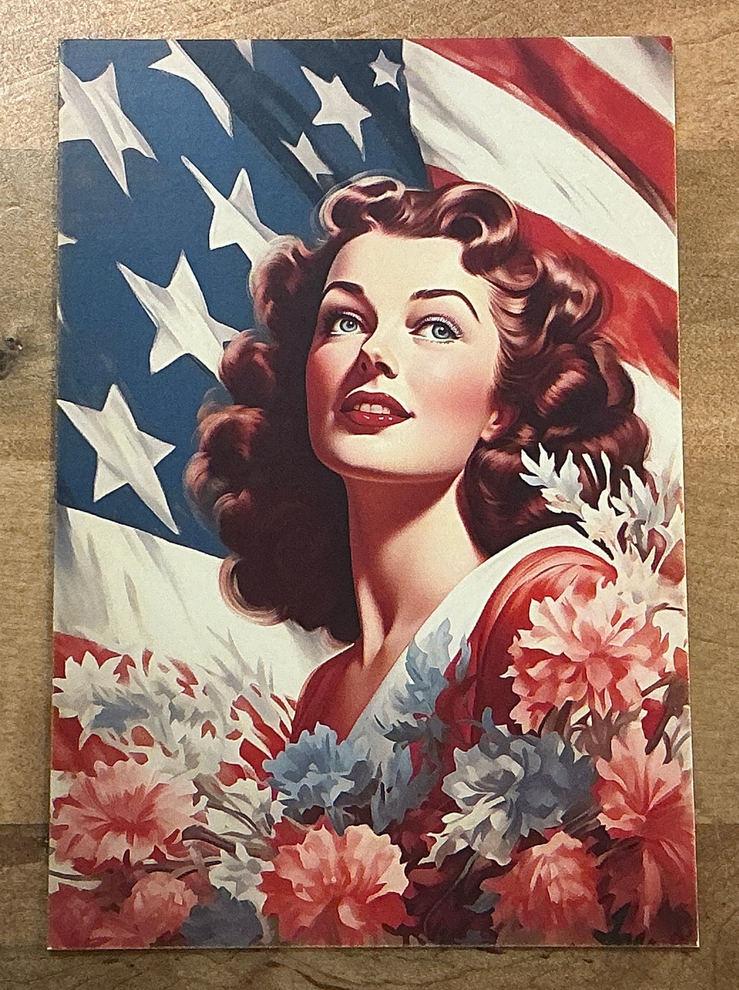 Retro 1950's Note Card