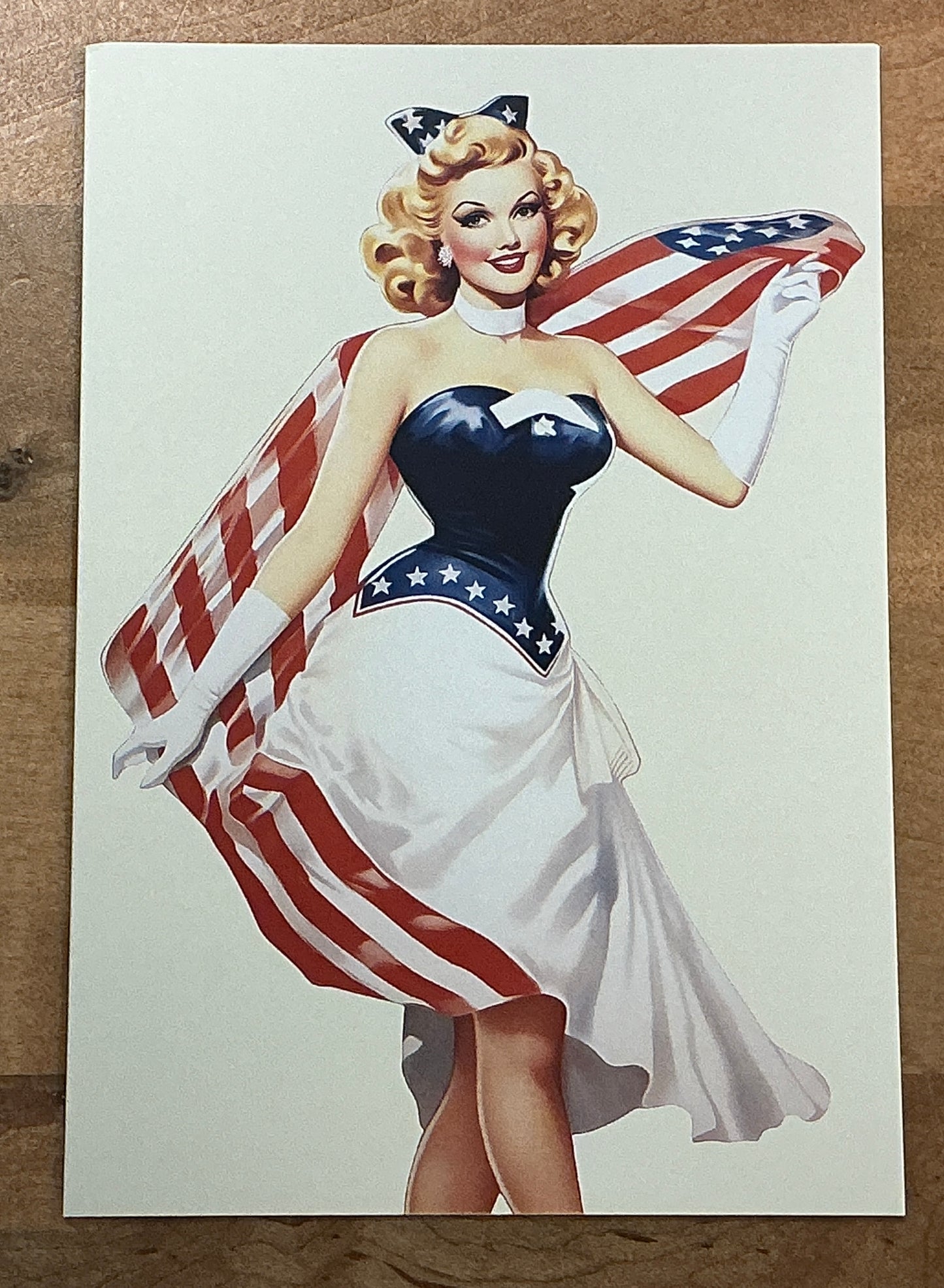 Retro 1950's Note Card