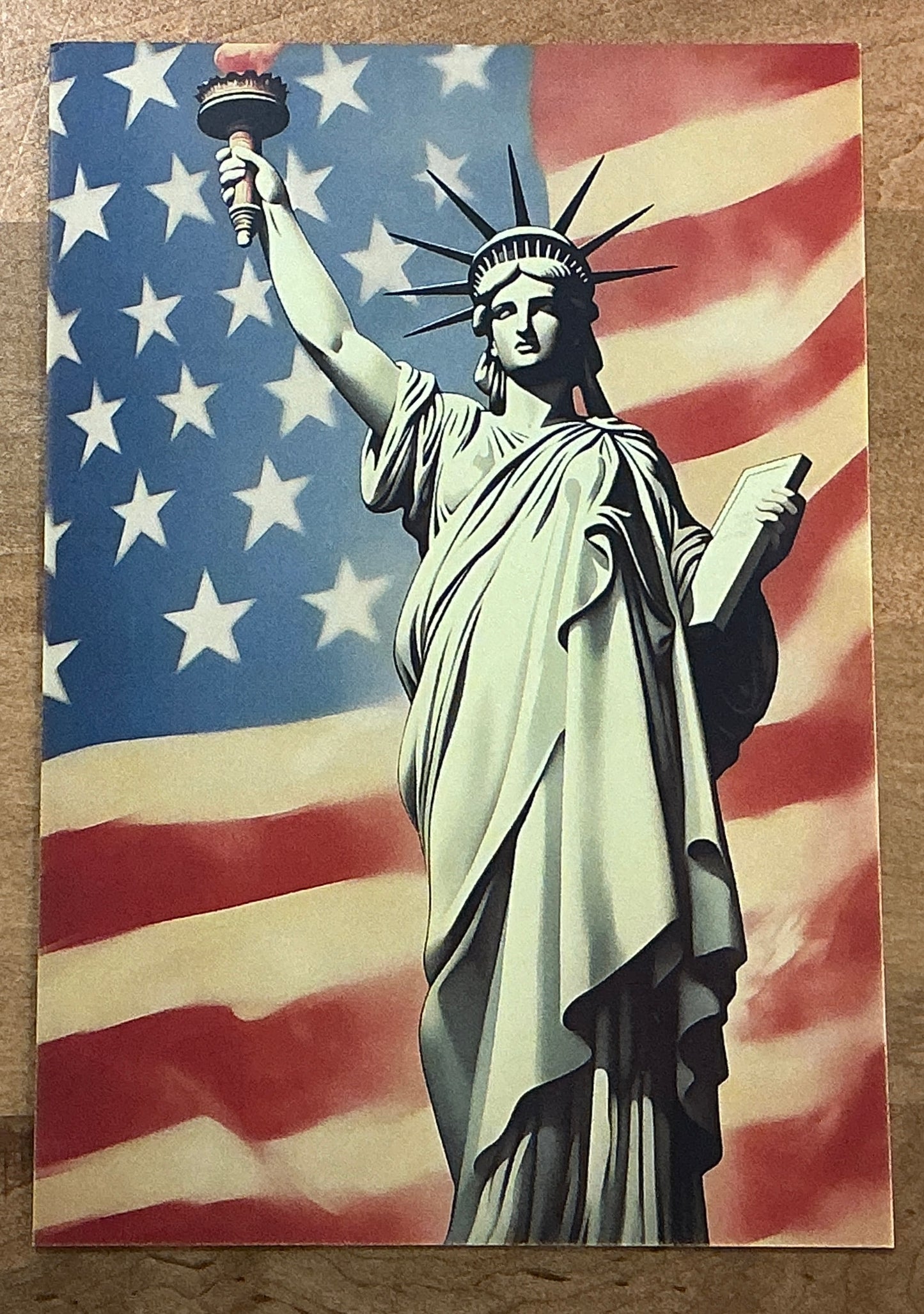 Retro 1950's Note Card