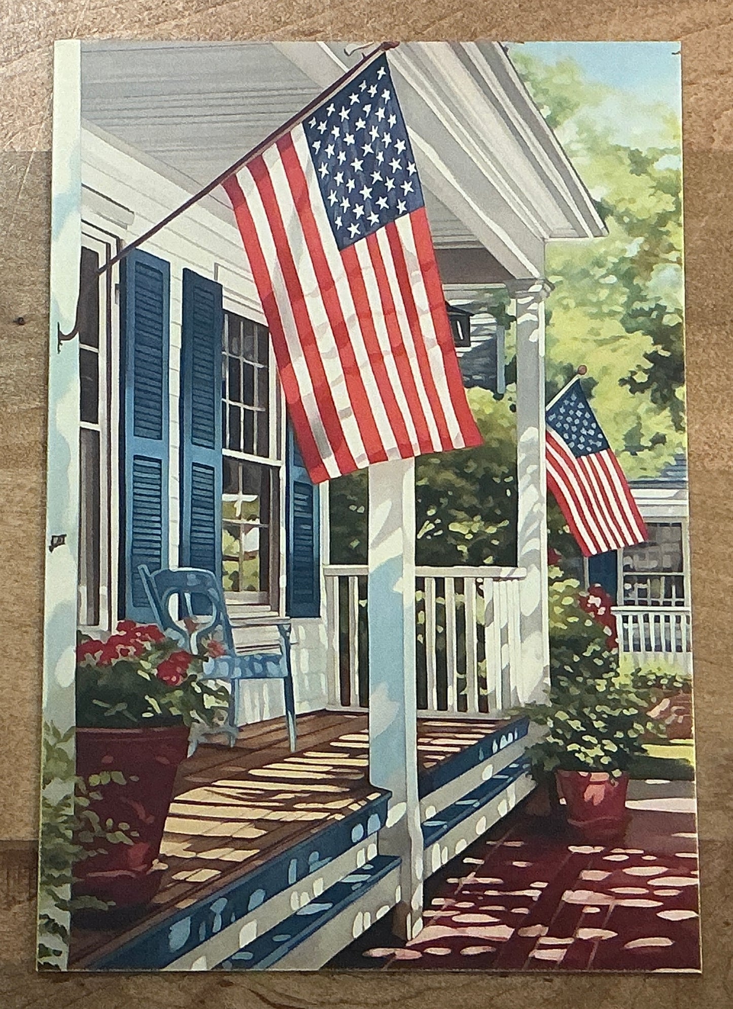 Retro 1950's Note Card