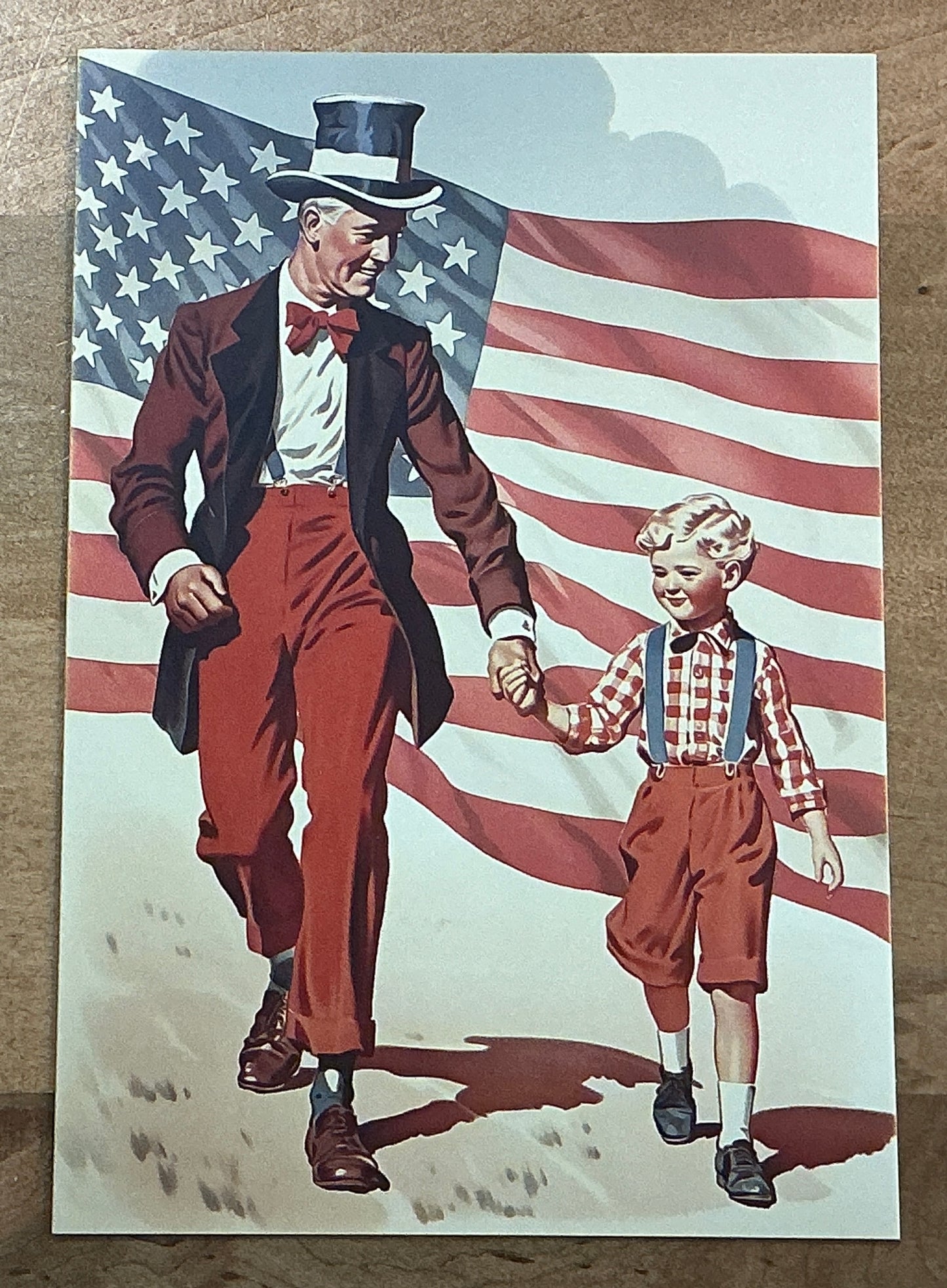 Retro 1950's Note Card – detail 5