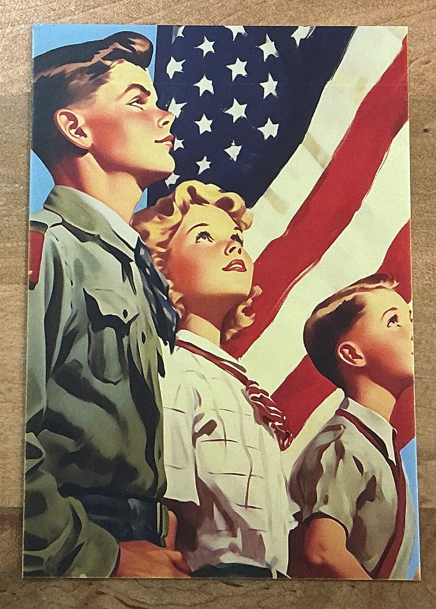Retro 1950's Note Card – detail 4