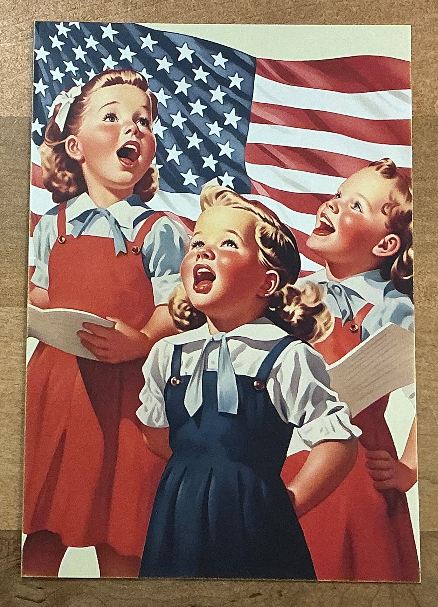 Retro 1950's Note Card