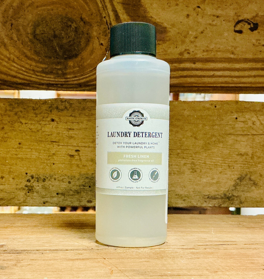 Liquid Laundry Detergent, 4 oz - Fresh Linen