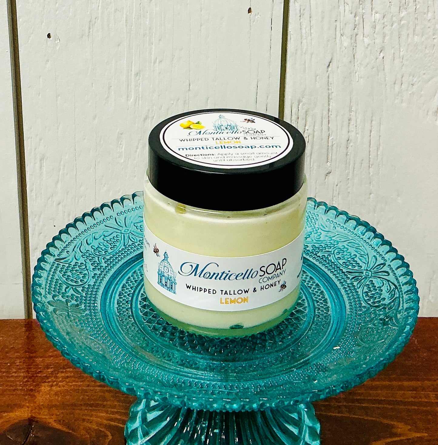 Whipped Tallow & Honey, 4 oz. - Lemon