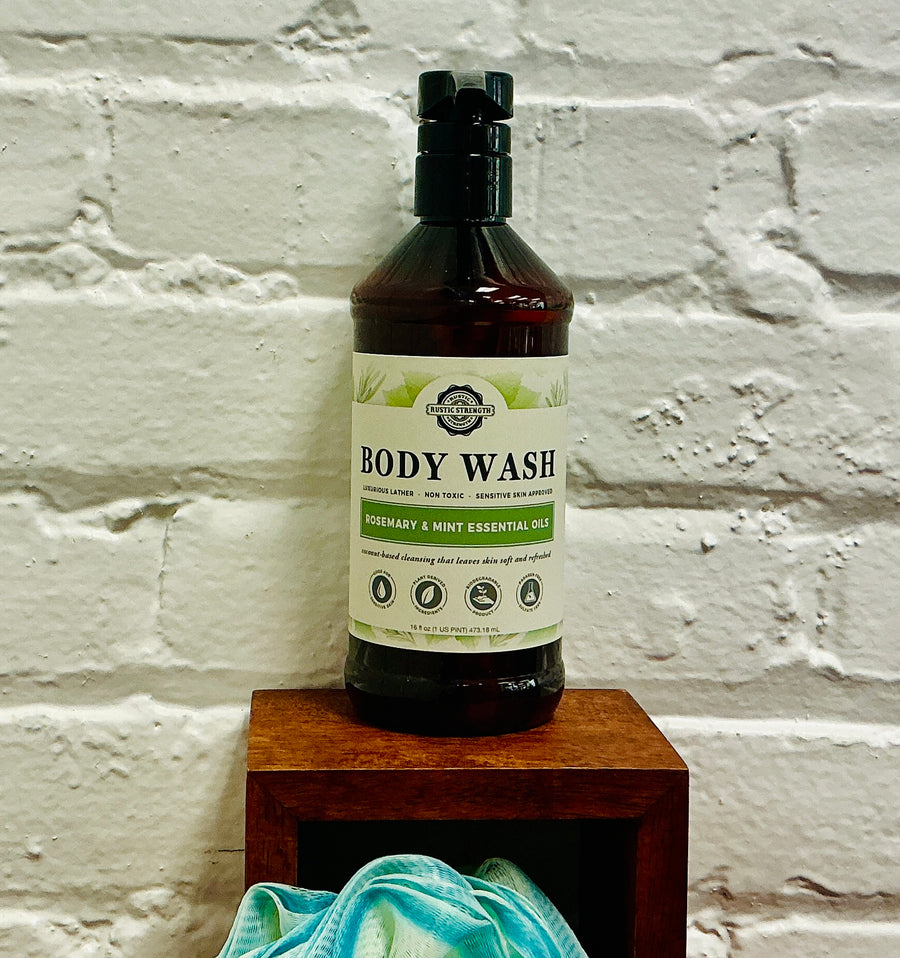 Body Wash, 16 oz. - Rosemary & Mint