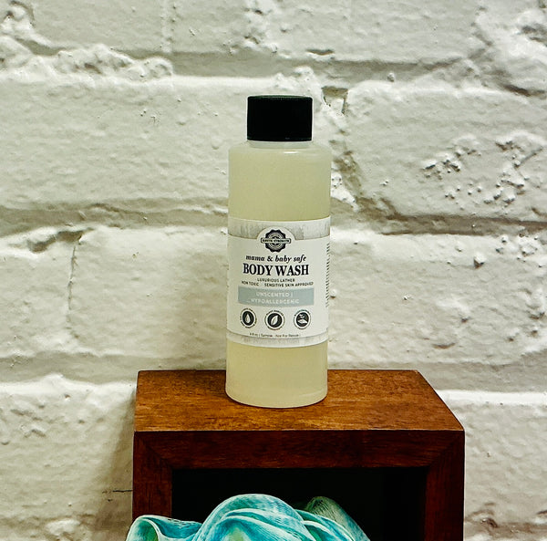 Liquid Body Wash, 4 oz - Mama + Baby Safe