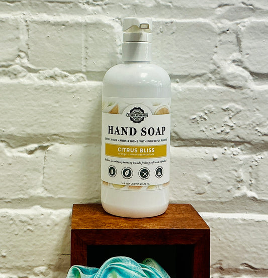 Liquid Hand Soap, 16 oz Pump Bottle - Citrus Bliss
