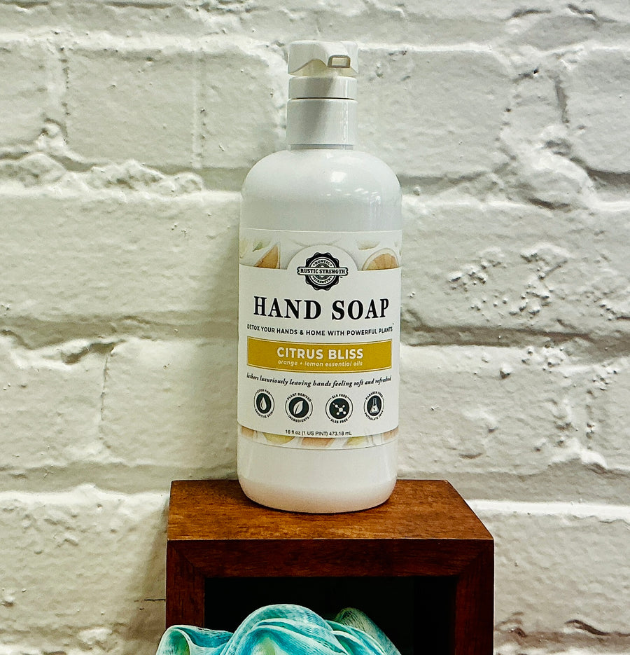 Liquid Hand Soap, 16 oz Pump Bottle - Citrus Bliss