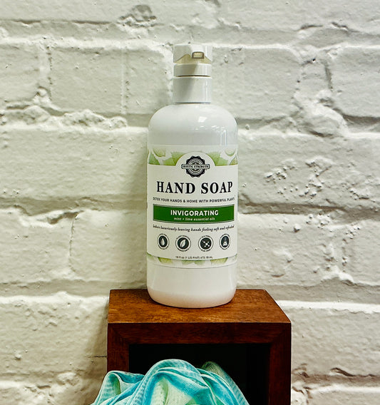 Liquid Hand Soap, 16 oz Pump Bottle - Invigorating