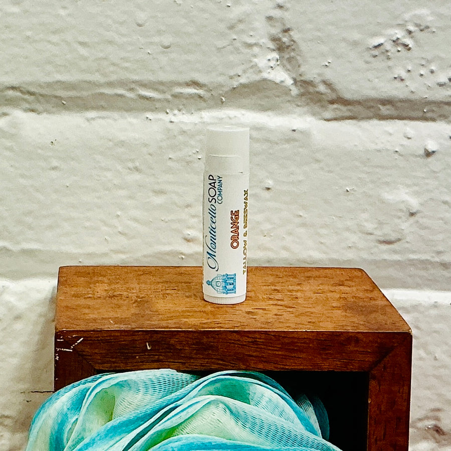 Orange - Tallow & Beeswax Lip Balm