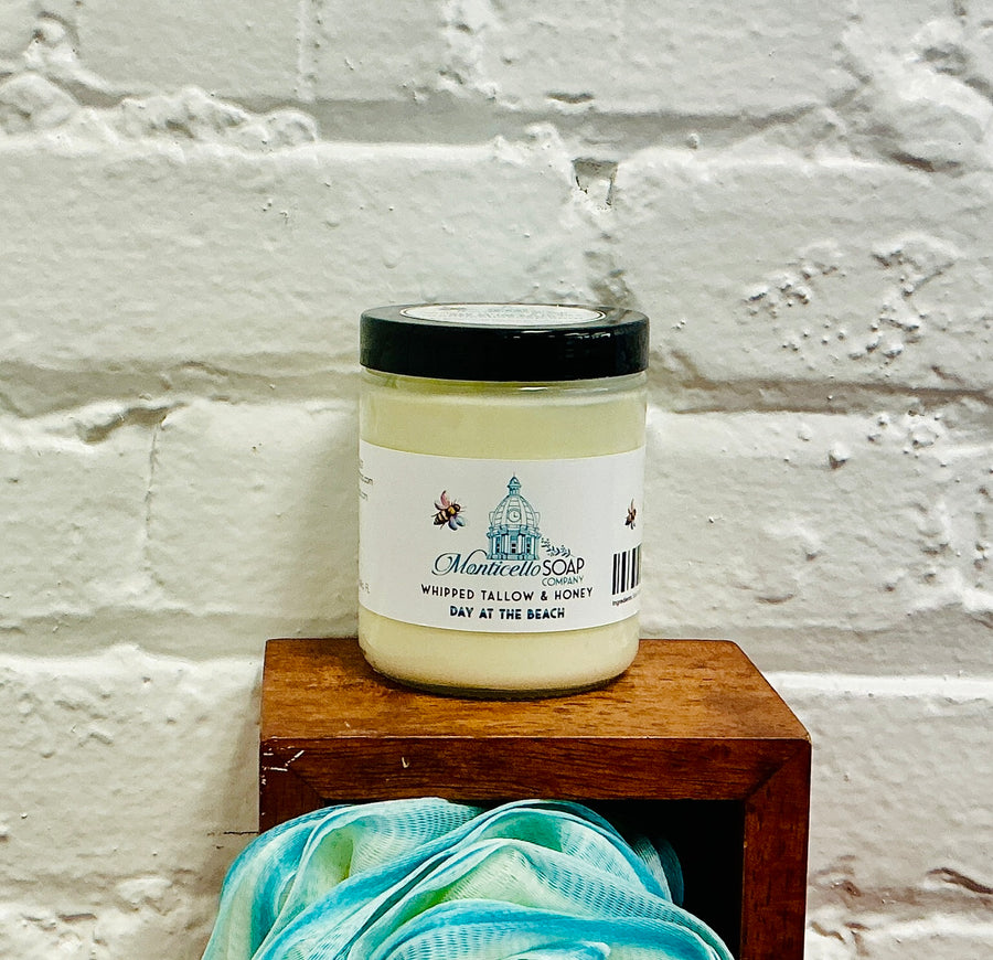 Whipped Tallow & Honey, 8 oz. - Day at the Beach