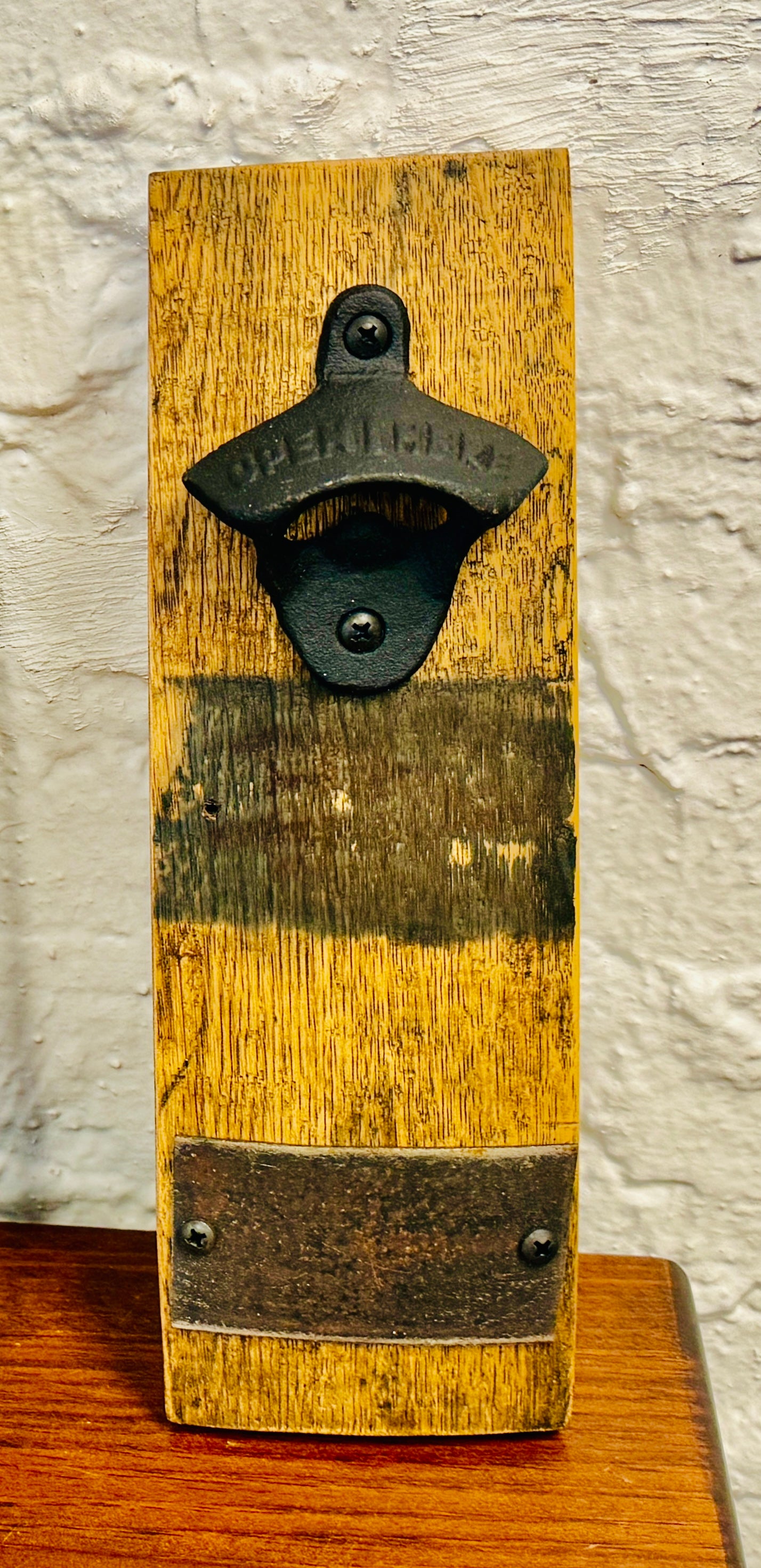 Whiskey Barrel Bottle Openers
