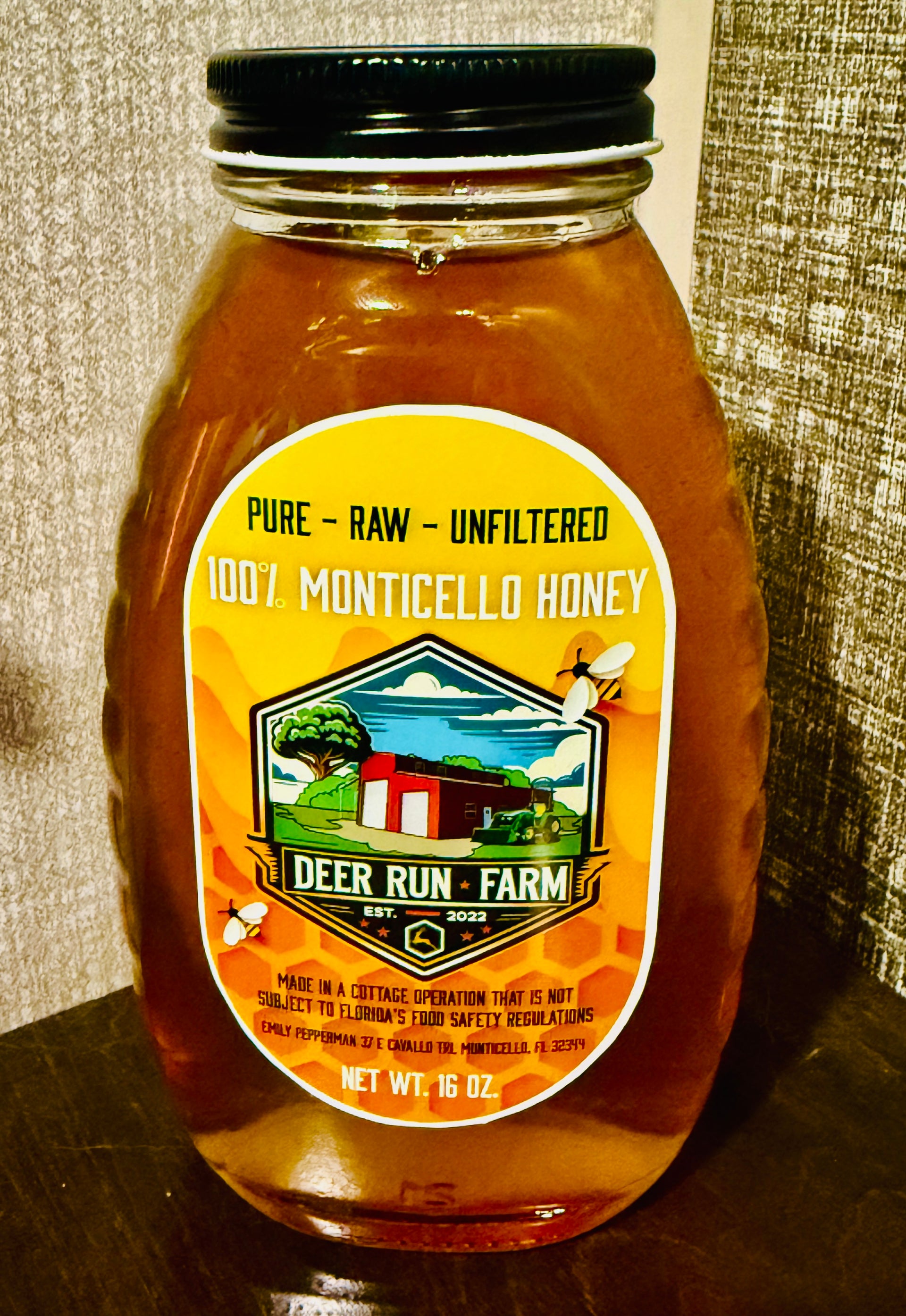 Deer Run Farm Honey 1 lb