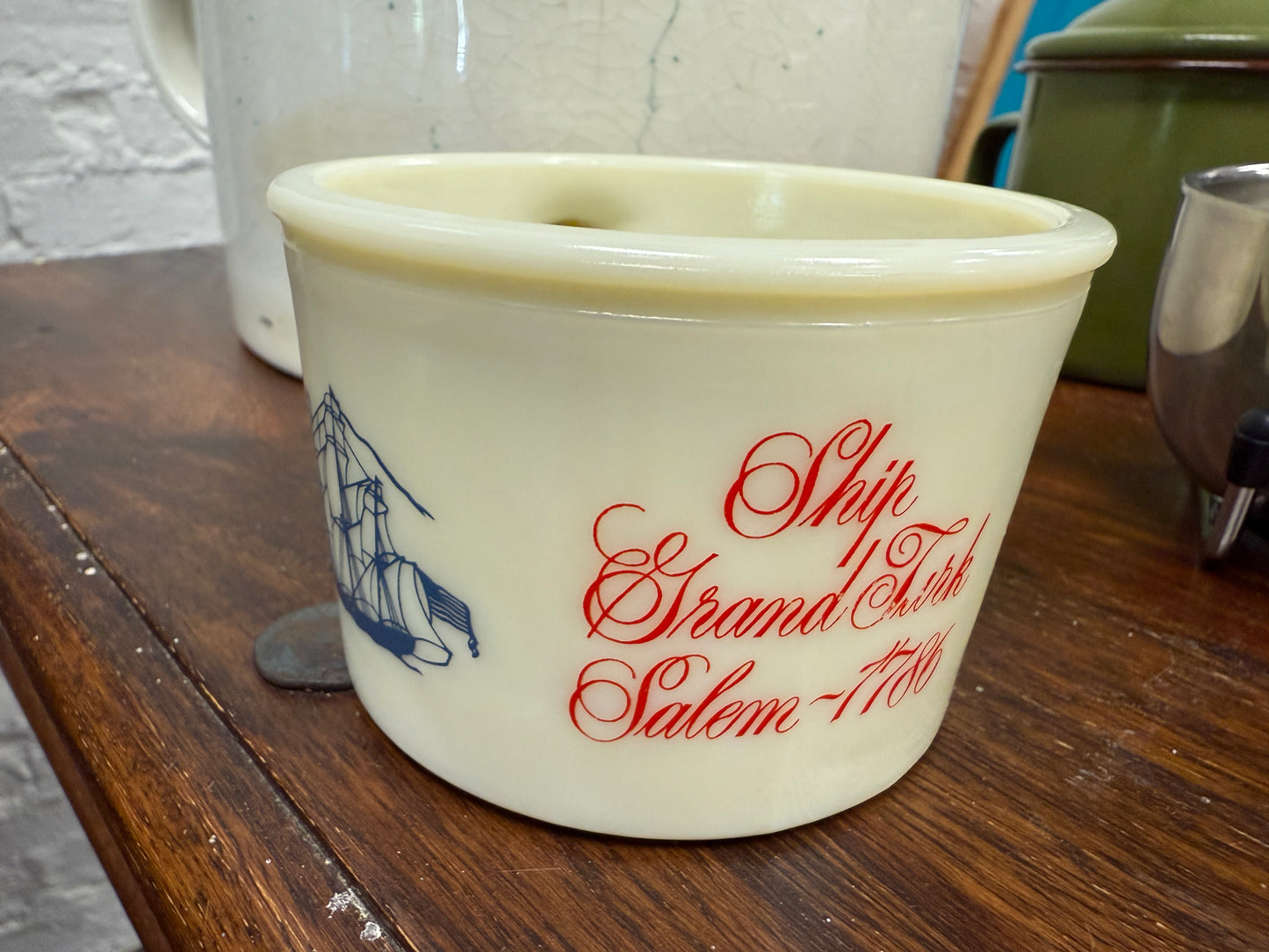 Vintage Old Spice Grand Turk Salem 1786 Shave Mug