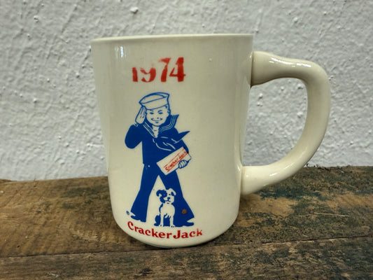 Vintage 1974 Cracker Jack Mug