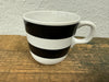 White & Black Ceramic Ikea Mug