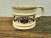 Vintage Barbershop Shaving Mug with Gold Rim