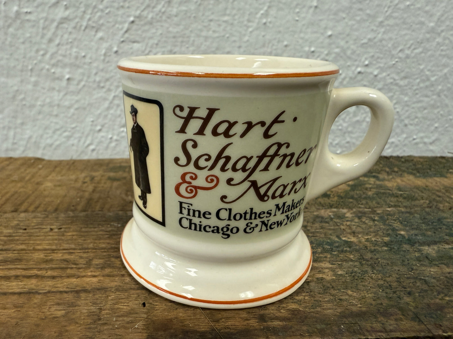 Vintage Franklin Porcelain Miniature Shave Mugs