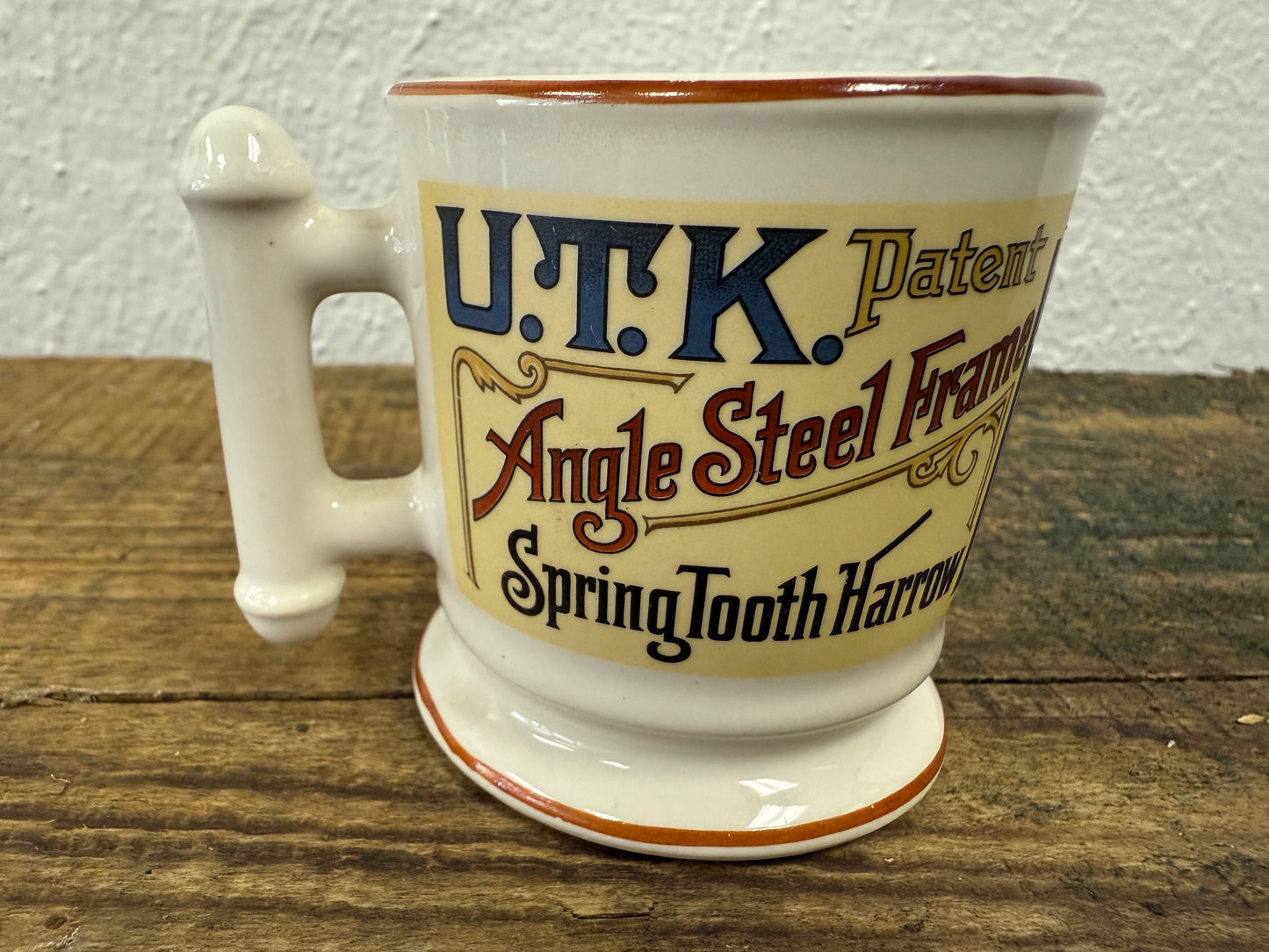Vintage Franklin Porcelain Miniature Shave Mugs