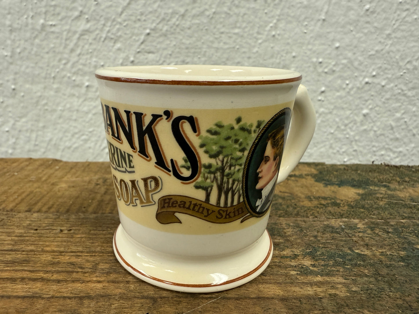 Vintage Franklin Porcelain Miniature Shave Mugs