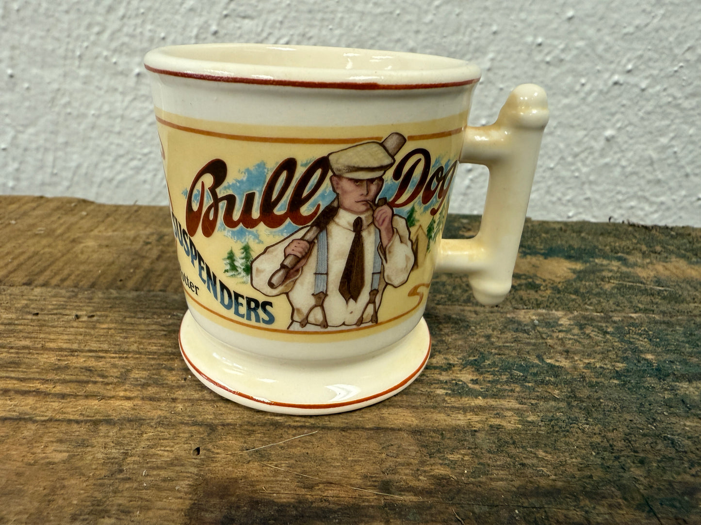 Vintage Franklin Porcelain Miniature Shave Mugs
