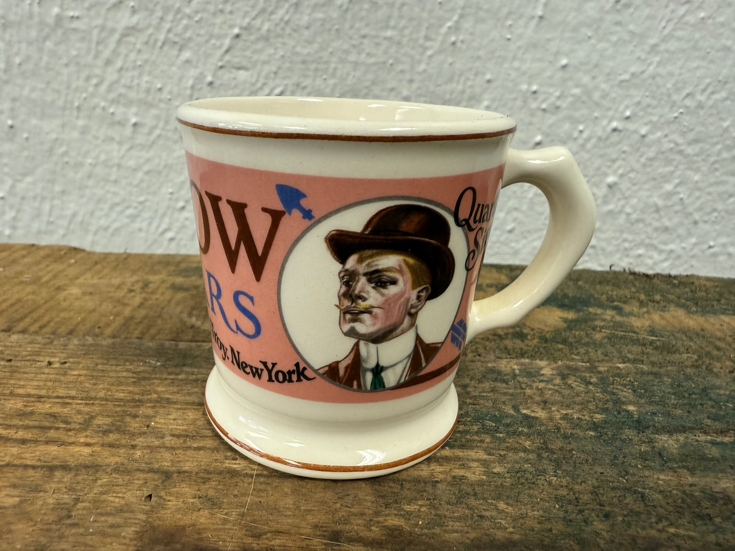 Vintage Franklin Porcelain Miniature Shave Mugs