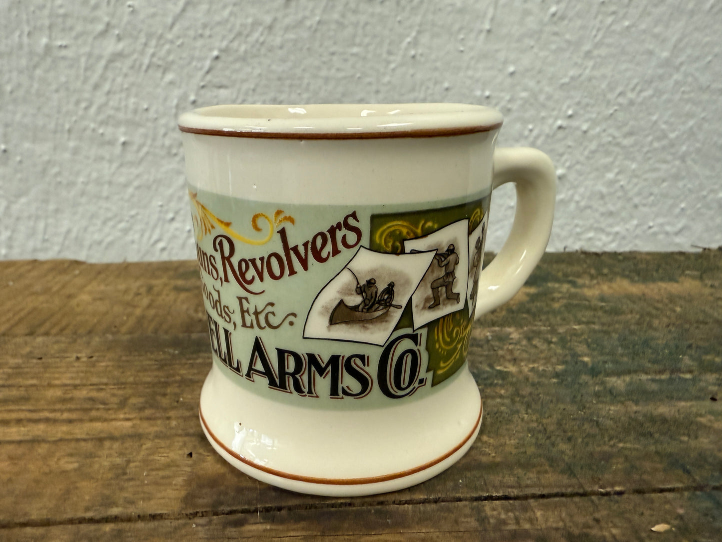 Vintage Franklin Porcelain Miniature Shave Mugs