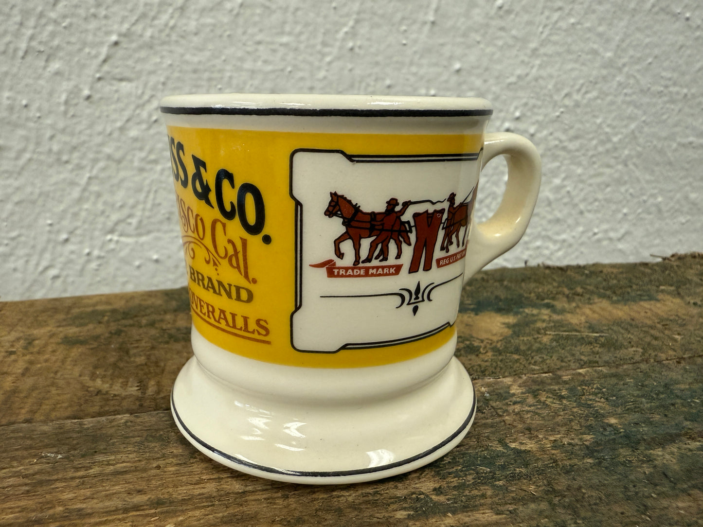 Vintage Franklin Porcelain Miniature Shave Mugs
