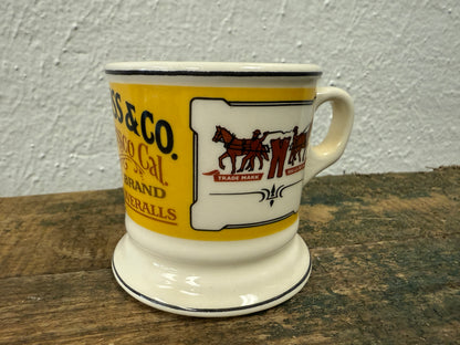 Vintage Franklin Porcelain Miniature Shave Mugs