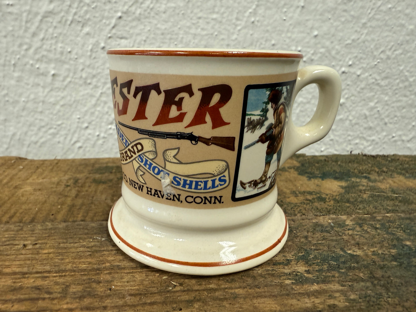 Vintage Franklin Porcelain Miniature Shave Mugs