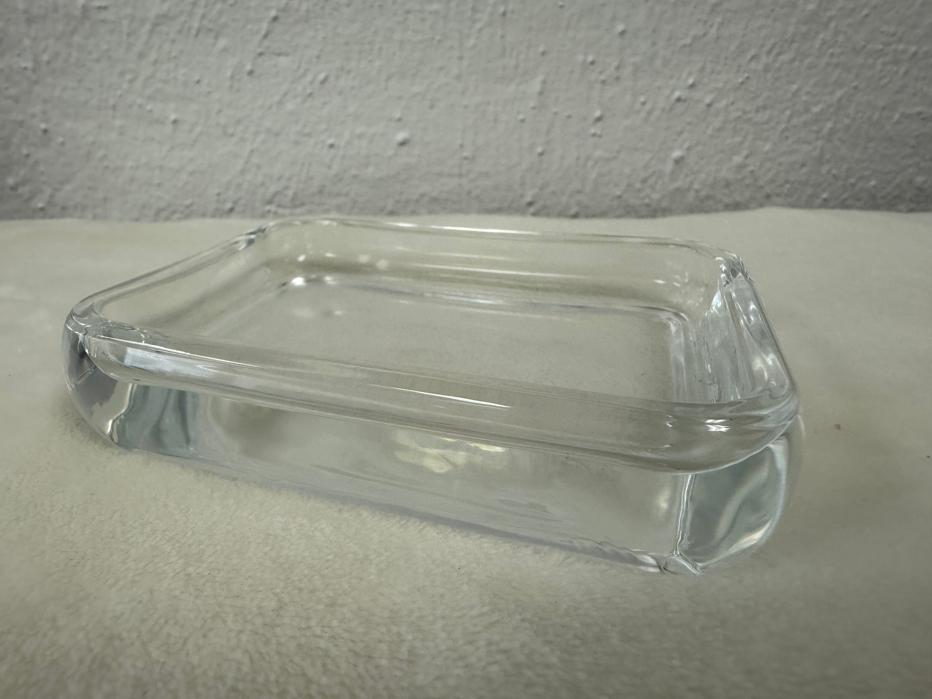 Clear Glass Aurea Decor Soap Dish