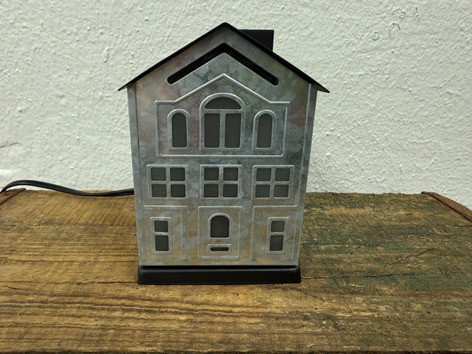 Galvanized Metal House Wax Warmer