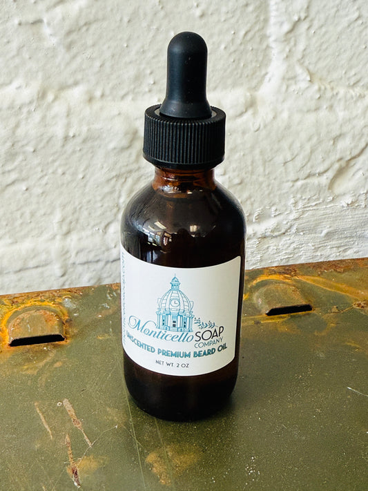 Unscented Premium Beard Oil
