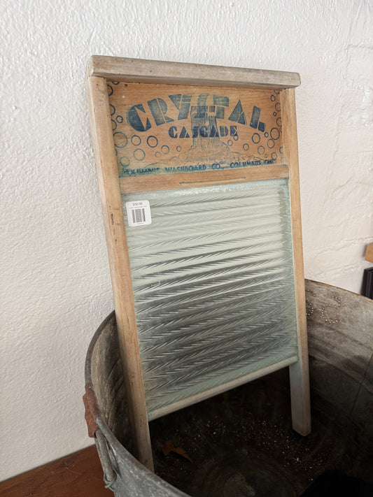 Crystal Cascade Glass Wash Board