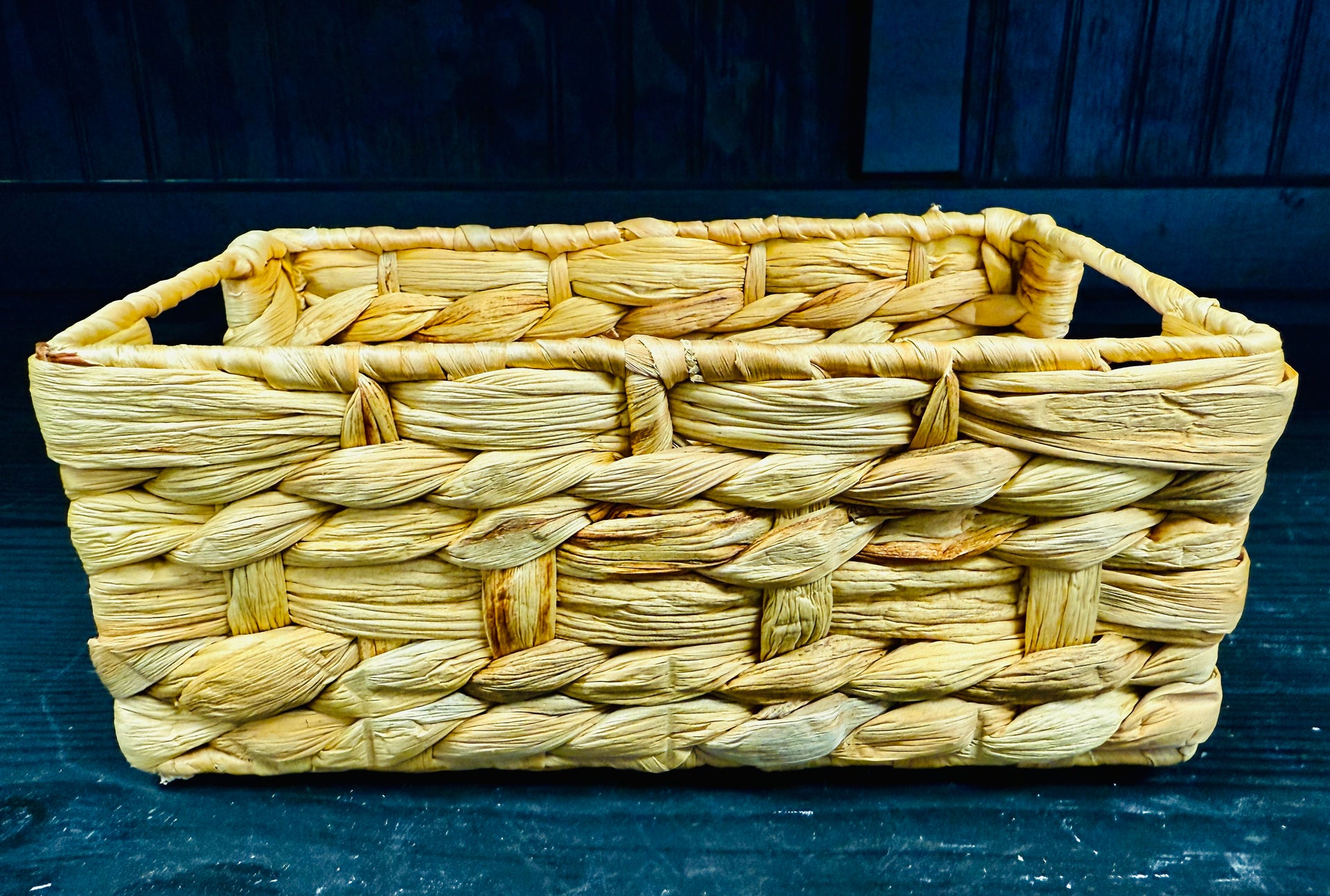 Small Natural Water Hyacinth Basket