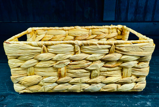 Small Natural Water Hyacinth Basket