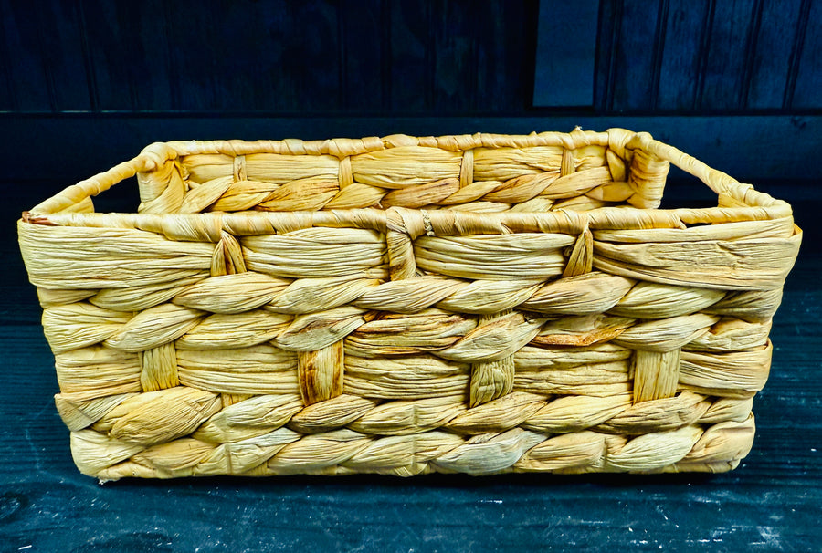 Small Natural Water Hyacinth Basket