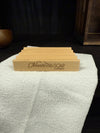 Alder Wood Soap Dish with Embossed with Monticello Soap Company