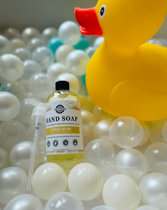 Liquid Hand Soap, 12 oz Pump Bottle - Citrus Bliss