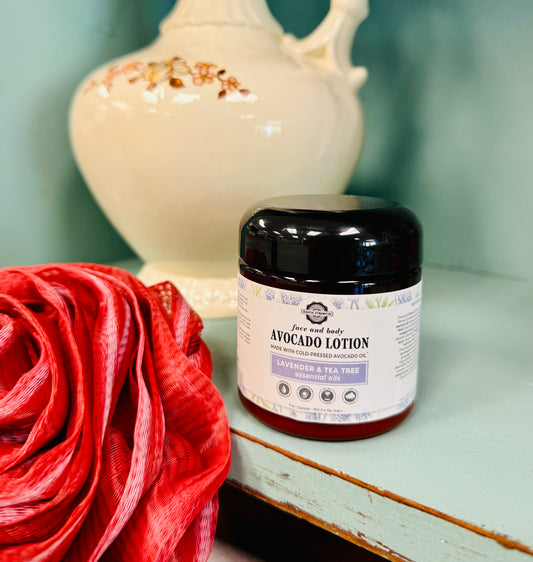 Avocado Lotion, 4 oz - Lavender & Tea Tree
