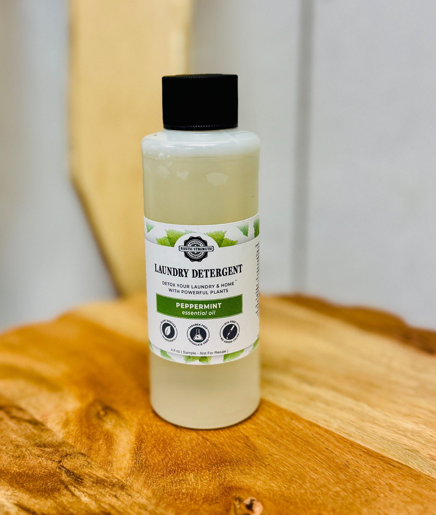 Liquid Laundry Detergent, 4 oz - Peppermint