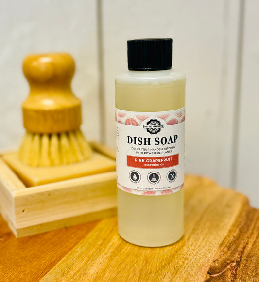 Liquid Dish Soap, 4 oz - Pink Grapefruit