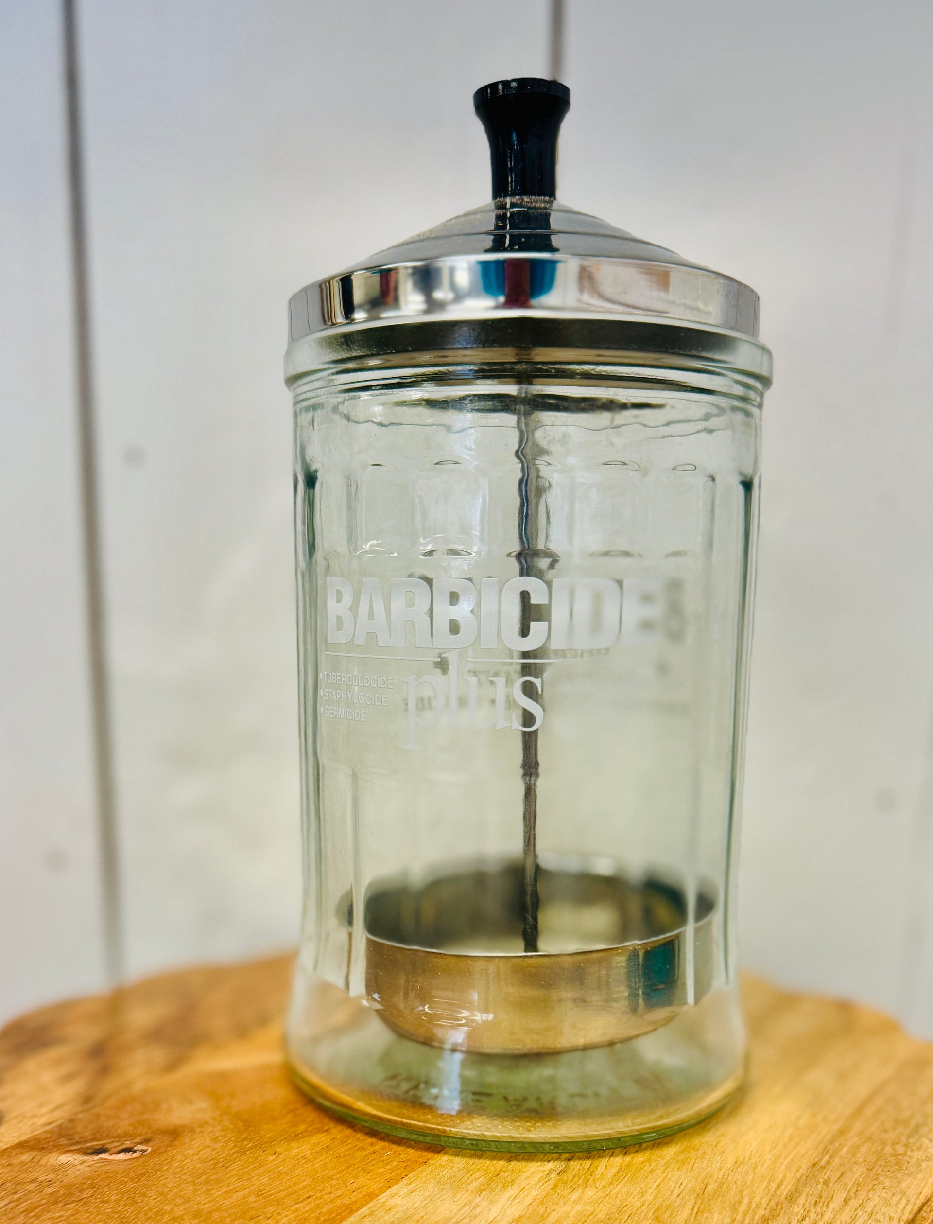 Vintage Barber Disinfecting Jar