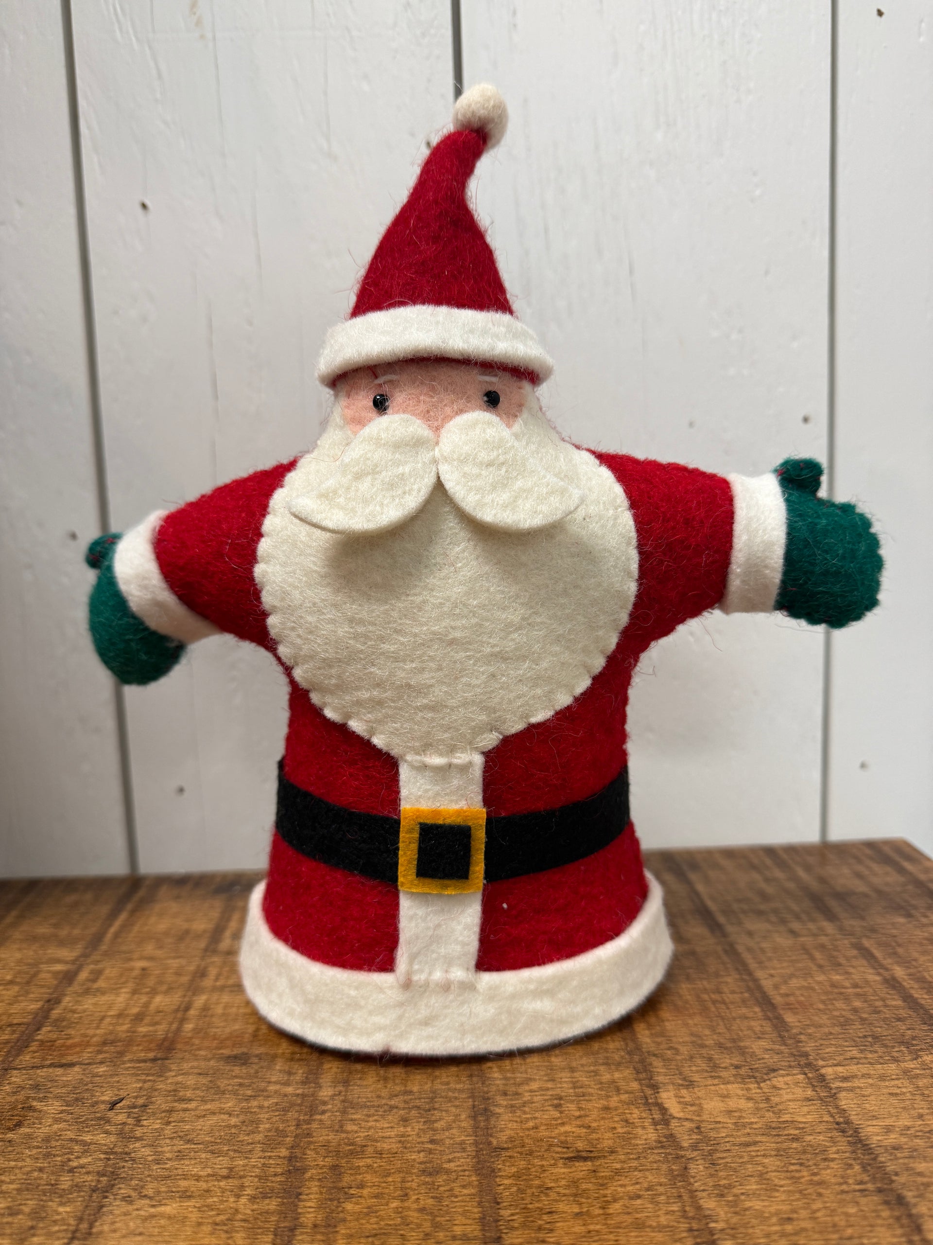 Felt Fat Santa Claus Tree Topper